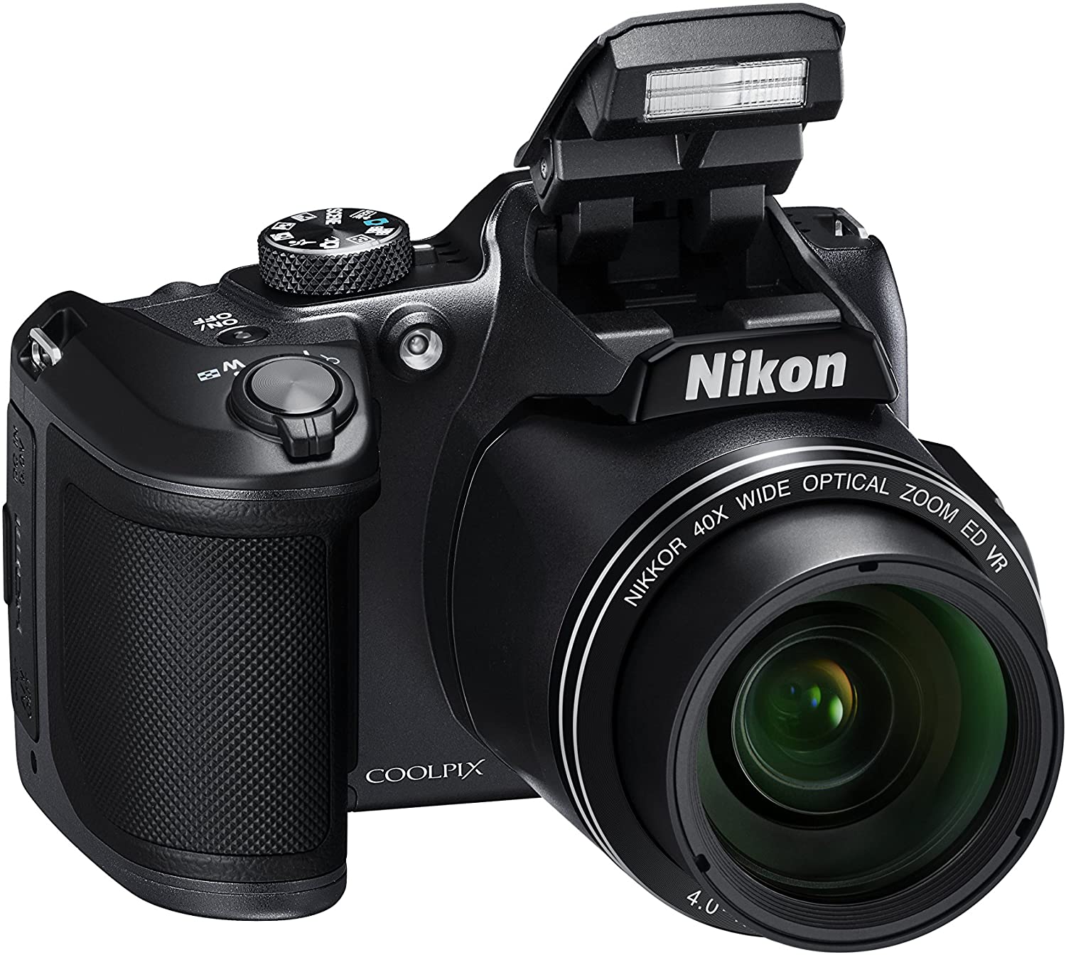 Nikon Coolpix B500 Fotocamera Digitale Compatta, 16 Megapixel, Zoom 40X, Full HD, Bluetooth, Wi-Fi, Nero